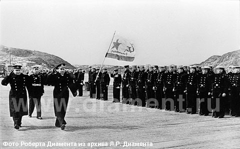 Смотр батальона, отправляющегося на Парад Победы в Москву