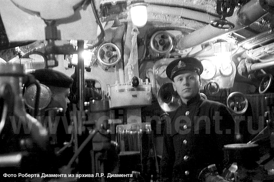 В центральном посту подводной лодки «М-104»